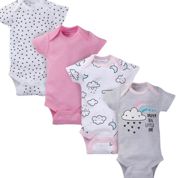 🧁Onesie & Socks Baby Girl Gift “CUPCAKES!” Onesies & Baby Socks Cupcake 4ct Box - Picture 7 of 13